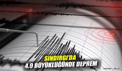 Sındırgı’da 4.9 Büyüklüğünde Deprem Alarmı!