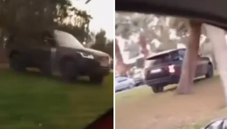 Kaldırıma Çıkan Sürücü Sosyal Medyada Gündem Oldu