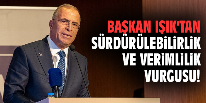 Başkan Işık’tan Sempozyumda Yapay Zeka Vurgusu