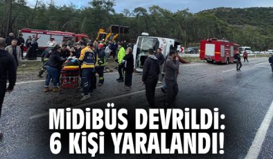 Antalya’da Midibüs Devrildi: 7 Yaralı!
