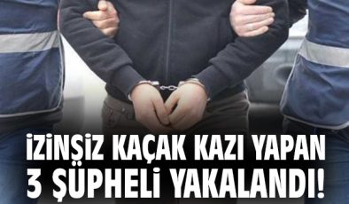 Kaçak Kazı Yaparken Yakalandılar!