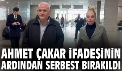 Şike İddiaları: Ahmet Çakar’dan İlk İfade!