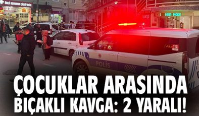 Bıçaklı Kavga: İki Çocuk Yaralandı, Şüpheli Yakalandı