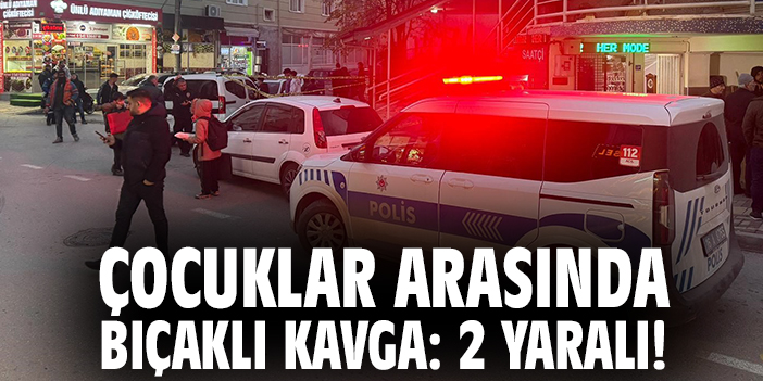 Bıçaklı Kavga: İki Çocuk Yaralandı, Şüpheli Yakalandı