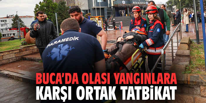 Buca’da Yangın Tatbikatı Güvenlik İçin Yapıldı!