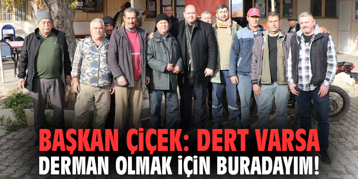 Başkan Çiçek, Mahallede Sorunları Yerinde Dinledi