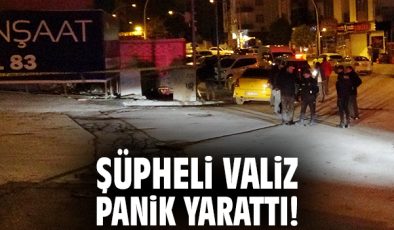 Battalgazi’de Şüpheli Valiz Paniği: Boş Çıktı