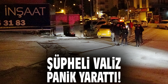 Battalgazi’de Şüpheli Valiz Paniği: Boş Çıktı