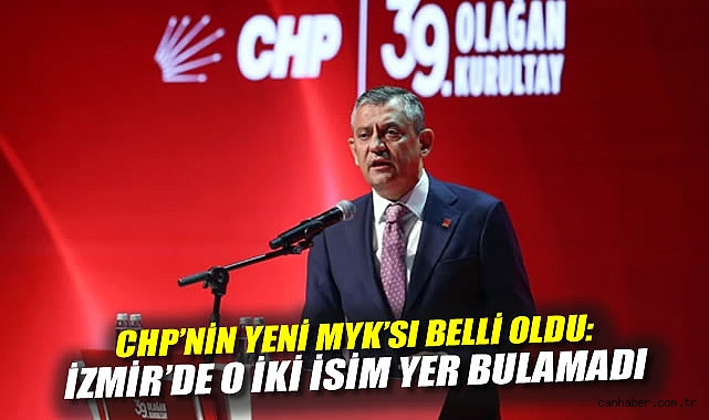 CHP’de Yeni MYK Oluştu: Özgür Özel Dönemi!