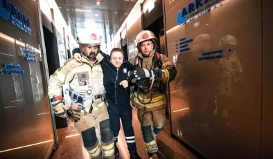 İzmir’de Yüksek Katlı Bina Yangın Tatbikatı Gerçekleşti!