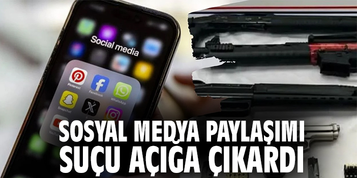 Sosyal Medyada Tüfek Paylaşımı, Silahlar Ele Geçirildi