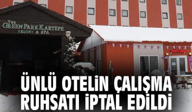 Kartepe’deki Otelin Ruhsatı İptal Edildi!