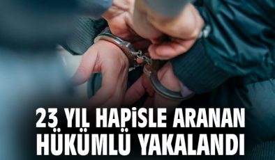 Elazığ’da 23 Yıl Hapis Cezalı Hırsız Yakalandı!
