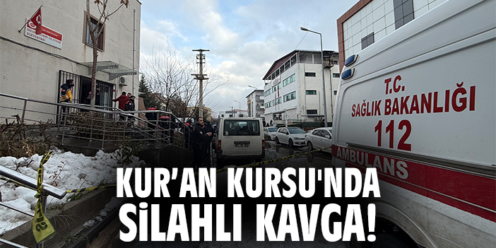 Kur’an Kursunda Kardeşler Arasında Silahlı Tartışma