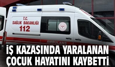 İş Kazasında Hayatını Kaybeden Genç, Yas Kaldırdı!