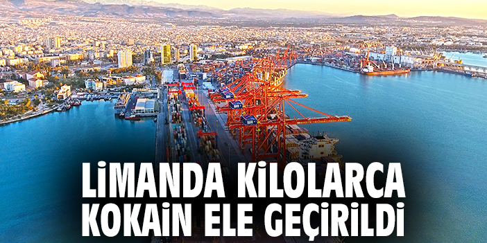 Mersin Limanı’nda 298 kg kokain ele geçirildi!