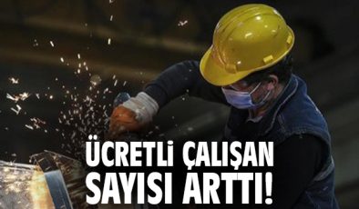 Ücretli Çalışan Sayısı 2025’te Yüzde 1 Arttı!