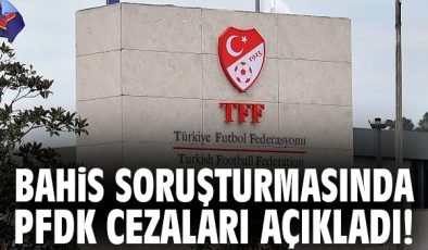 Disiplin Kurulu’ndan Bahis Yüzünden Cezalar