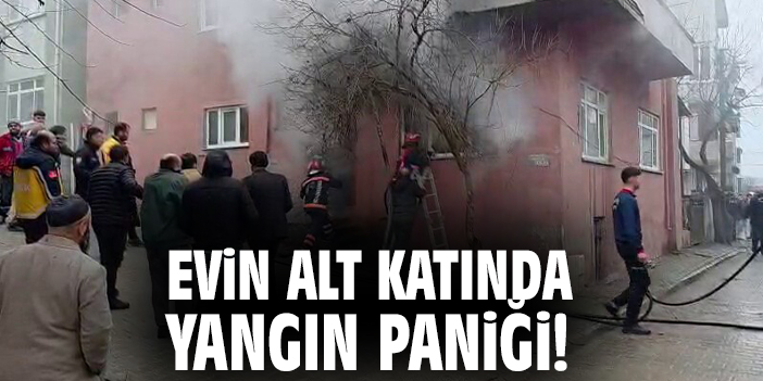 Konak’ta Yabancı Aile Evinde Yangın Çıktı!
