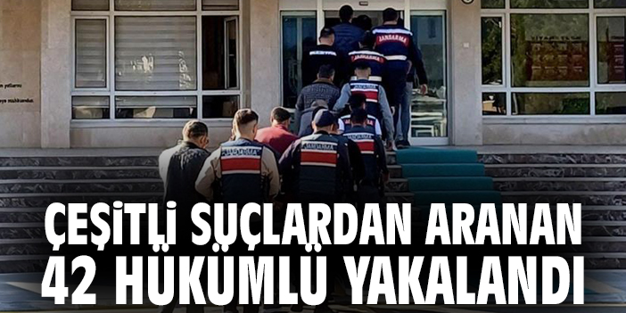 Mersin’de 42 Aranan Şahıs Yakalandı!