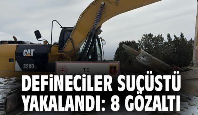 Define avcıları Alpu’da suçüstü yakalandı!