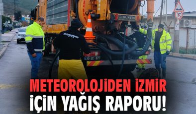 İzmir’de Yağışlar İle İZSU Ekipleri Görevde!
