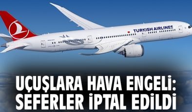 THY’nin Kuzey Amerika Uçuşlarına Yağmur Engeli!