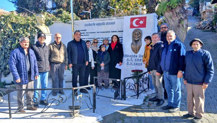 CHP Çeşme Kadın Kolları, Zübeyde Hanım’ı Vefatının 103. Yılında Andı