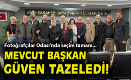 İzmir Fotoğrafçılar Odası’nda Başkan Yavuz Güven Tazeledi