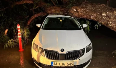 İzmir’de Fırtına ve Sağanak Trafiği Olumsuz Etkiledi