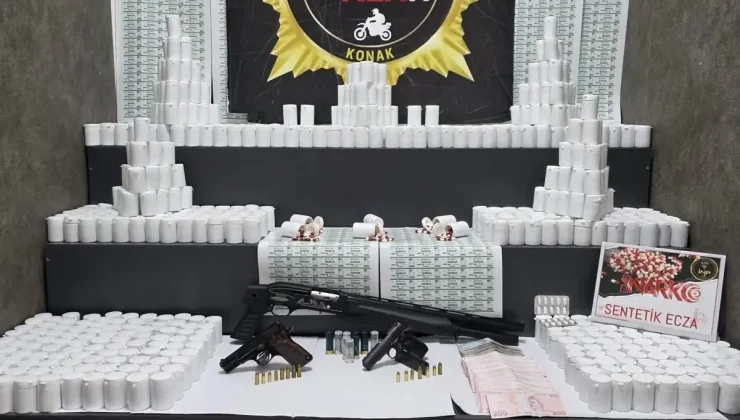 İzmir’de Uyuşturucu Operasyonu: 108 Bin Hap Ele Geçirildi