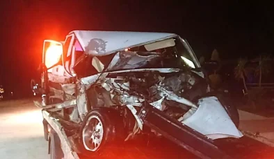 Ödemiş’te TIR-Otomobil Çarpışması: 1 Yaralı