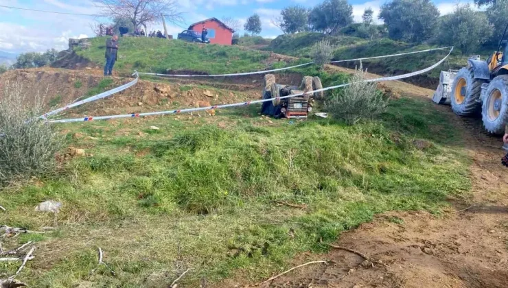 Ödemiş’te Traktör Devrildi, Sürücü Hayatını Kaybetti!