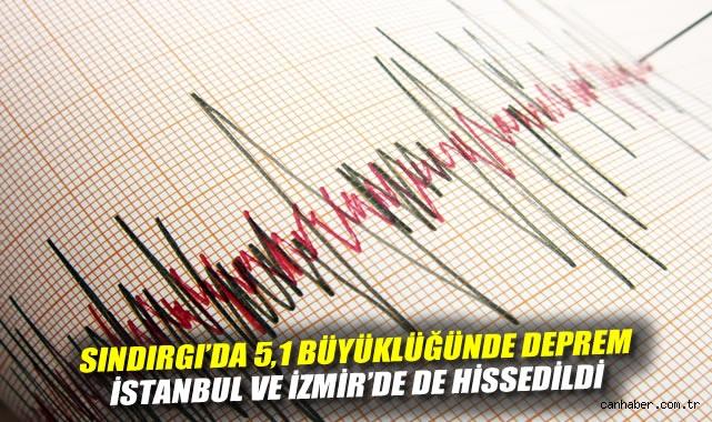 Balıkesir’de 5.1 Büyüklüğünde Deprem!
