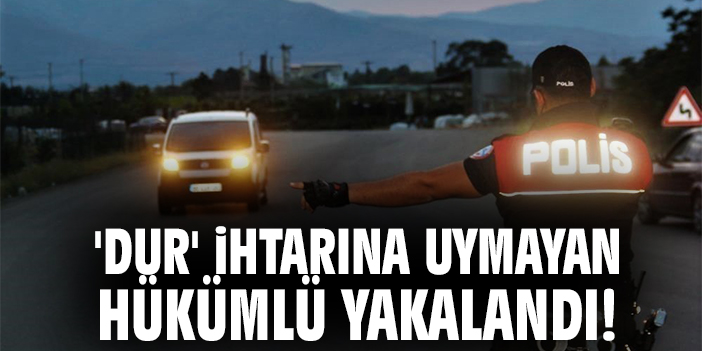 Yaya Kaçan Şahıs, Narkotik Suçlu Çıktı!