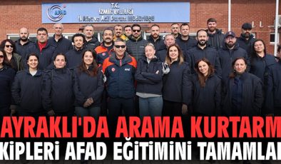 Bayraklı’da Afet Hazırlığı İçin Temel Eğitim Tamamlandı