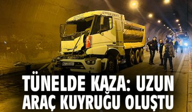 Ünye’de Tünelde Kamyon Kazası: Trafik Kilitlendi!