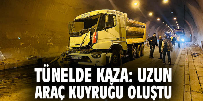 Ünye’de Tünelde Kamyon Kazası: Trafik Kilitlendi!