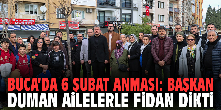 Fidanlarla Yaşatılan Deprem Şehitleri Anısı