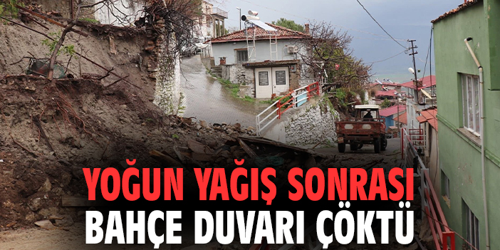 Bozdoğan’da Yağışlar Duvarı Yıktı, Ekipler Harekete Geçti