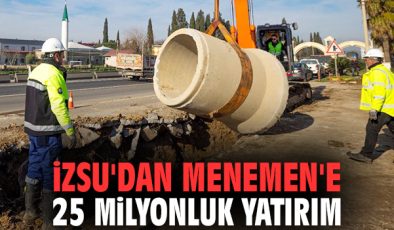 Menemen’de Su Birikintisi Sorunu İçin Çözüm!