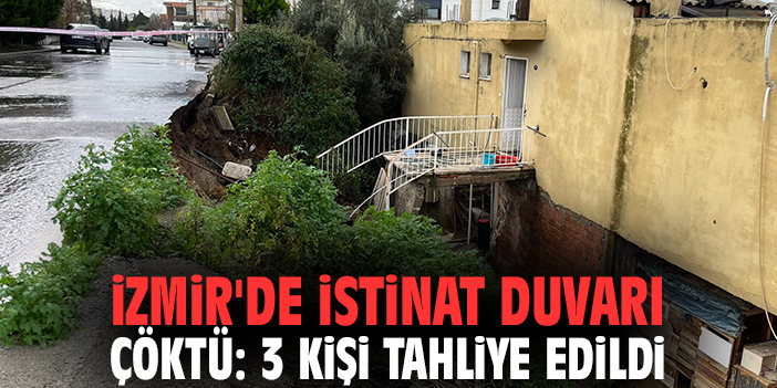 Yalı Mahallesi’nde Duvar Çöktü, 3 Kişi Kurtarıldı!
