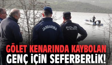 Gölet Kenarında Kayıp Genç İçin Arama Başlatıldı