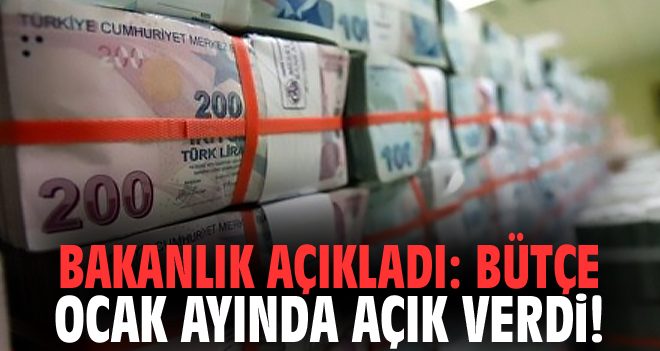 2026 Ocak’ta Bütçe Açığı 214,5 Milyar TL Oldu!