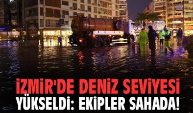 Deniz Seviyesi İzmir’de 85 Santimetreye Yükseldi!