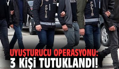 Narkotik Operasyonunda 4 Şüpheli Tutuklandı!