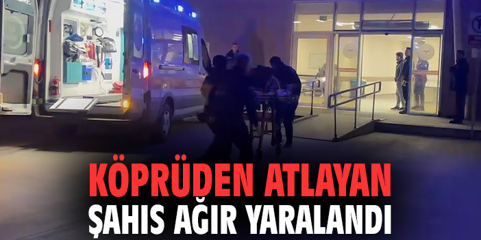 Erzincan’da Battı-Çıktı Köprüsünden Atlayan Kişi Yaralandı
