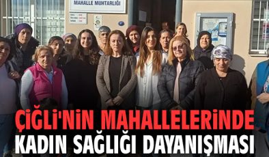 Kadın Sağlığı İçin Mahalle Buluşması Uğur Mumcu’da!