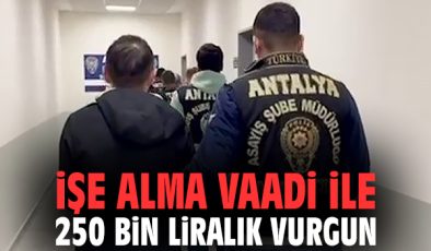 Antalya’da Dolandırıcılara Büyük Operasyon!