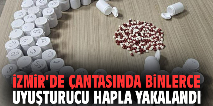 Bayraklı’da Uyuşturucu Operasyonu: 5 Bin Hap Ele Geçirildi
